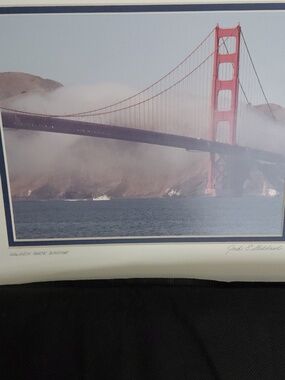 NWT - SF Golden Gate Bridge Rolling Fog 8x10/11x14 Mat